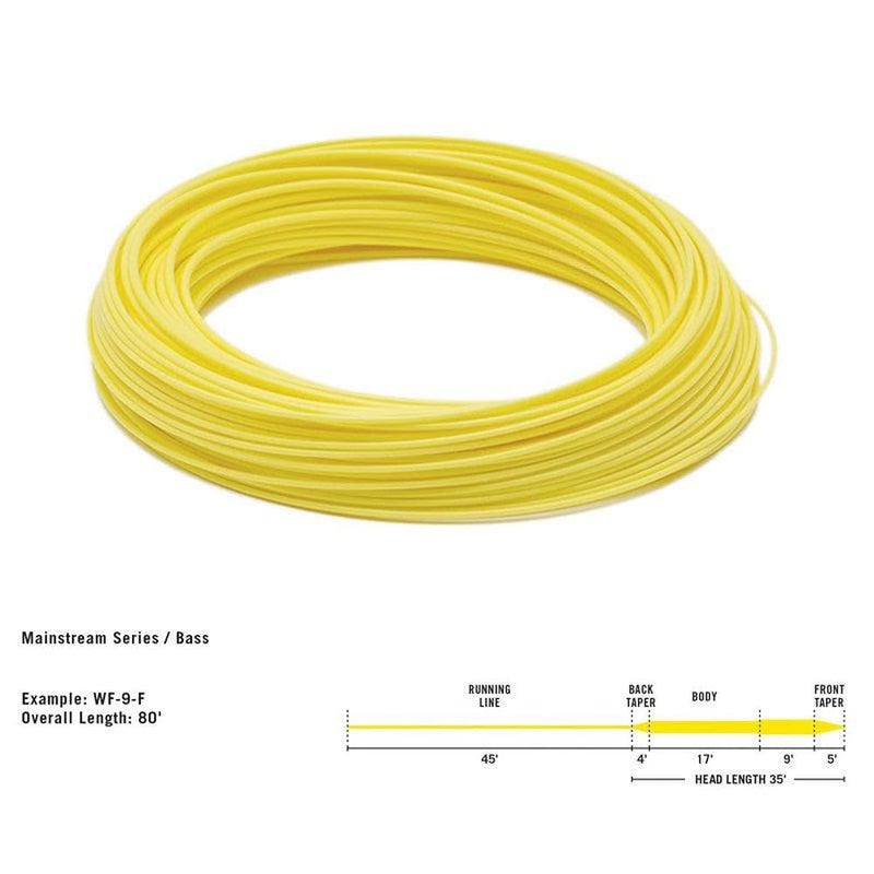 RIO Products Fly Line Mainstream Bass/Pike/Panfish Wf8F, Yellow - Image 2